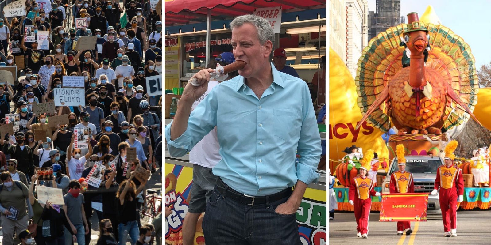 De Blasio announces 'reinvented' Macy's Thanksgiving Day Parade—mass protest can go on as usual