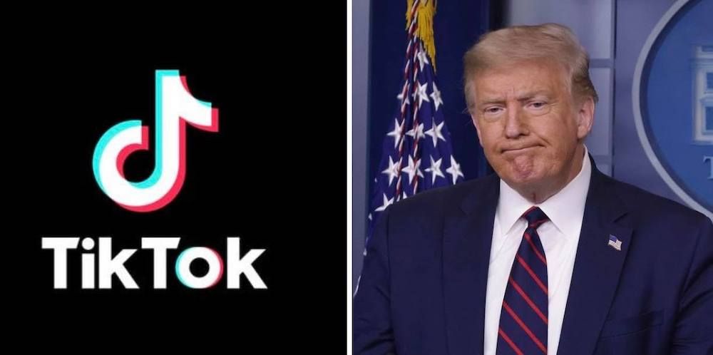 BREAKING: Trump tells journalists on Air Force One he's banning TikTok