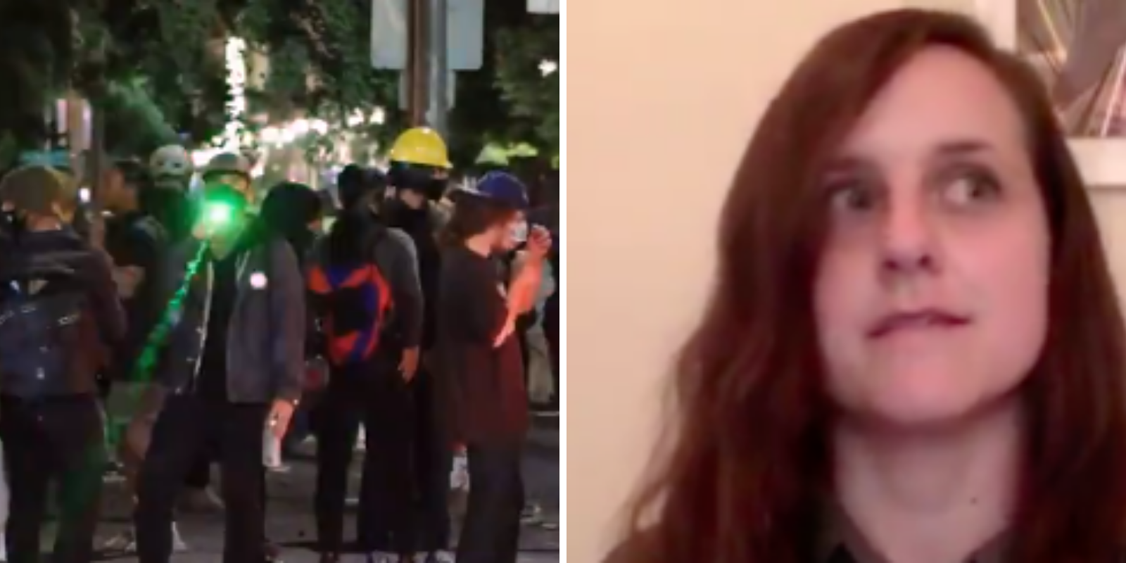 Left-wing journalist alerts Antifa to Andy Ngo's location, then they try to blind him with lasers