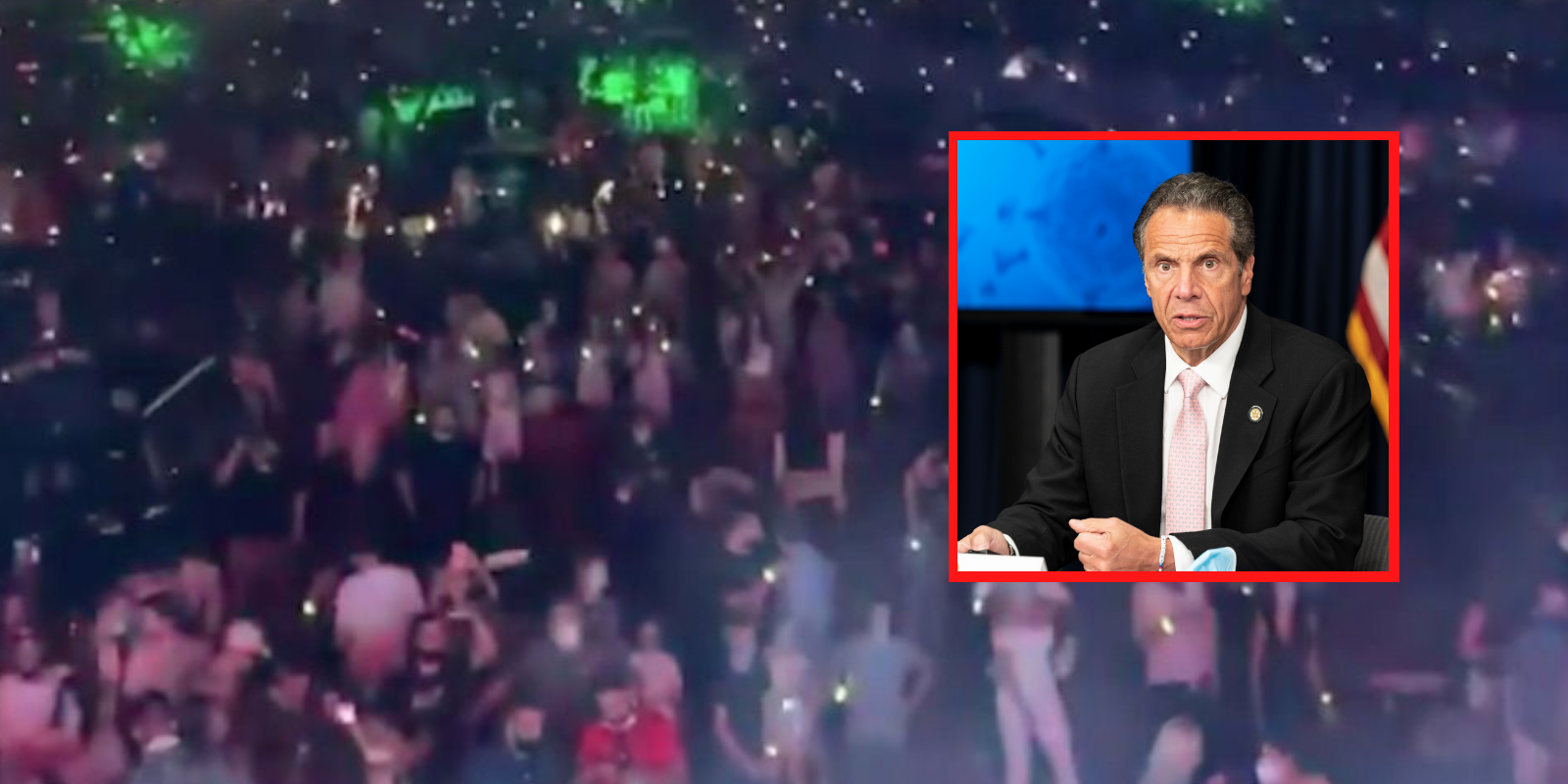 New York governor calls outdoor concert 'illegal and reckless,' but allows mass protests to continue