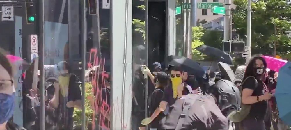 Amazon and Starbucks give MILLIONS to BLM—still get looted and destroyed