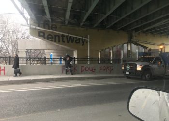 Doug Ford protestors vandalize vehicles in Kanata and spray paint the Toronto Bentway