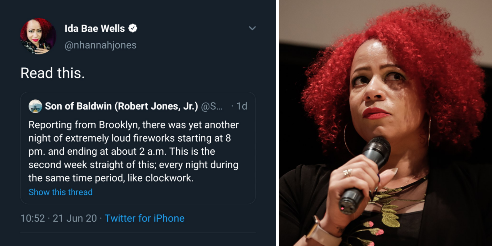 '1619 Project' writer pushes conspiracy theory that the government uses fireworks to disrupt black communities