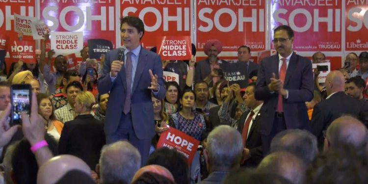 Trudeau is campaigning on the economy, which could be his undoing