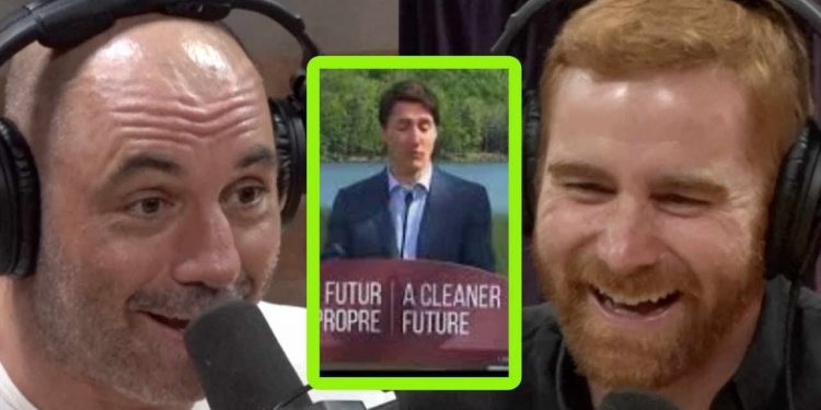 VIDEO: Joe Rogan ridicules Justin Trudeau over paper water bottle gaffe