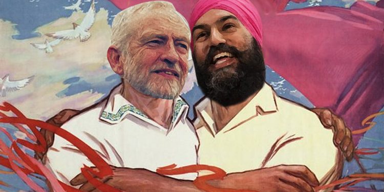 Jeremy Corbyn and Jagmeet Singh aim to unite socialists worldwide