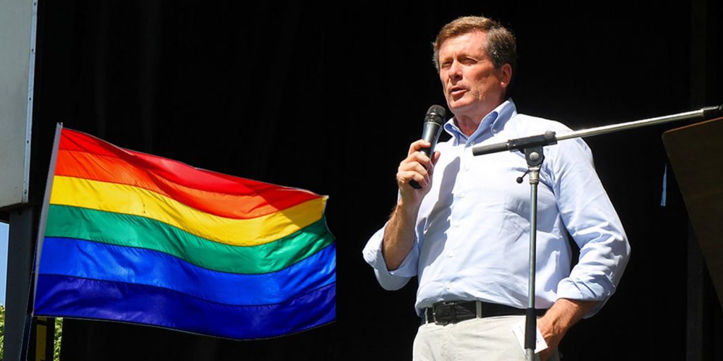 John Tory to raise LGBTQ flags over city hall to mark start of Toronto Pride