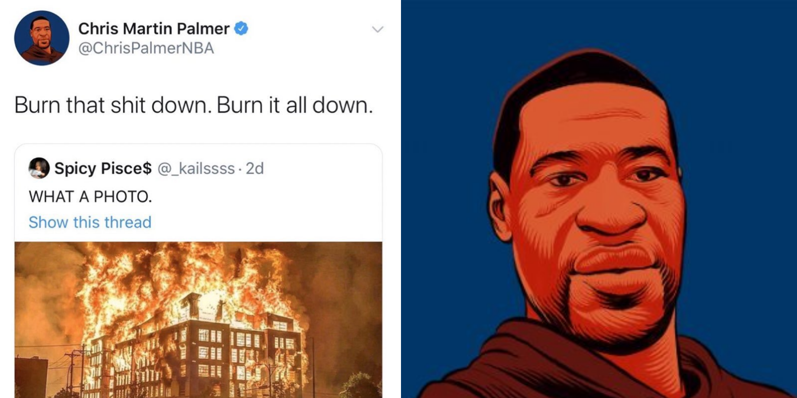 ESPN writer cheers on riots?—then they show up near his house so he calls them 'animals'