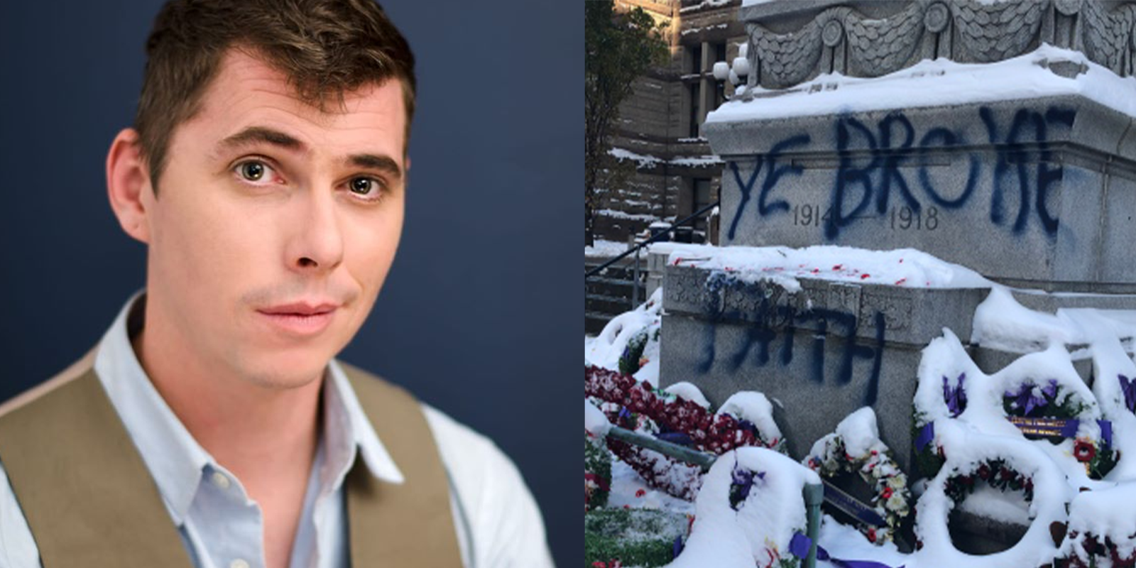 Suspected and self-admitted cenotaph vandal arrested by Toronto police