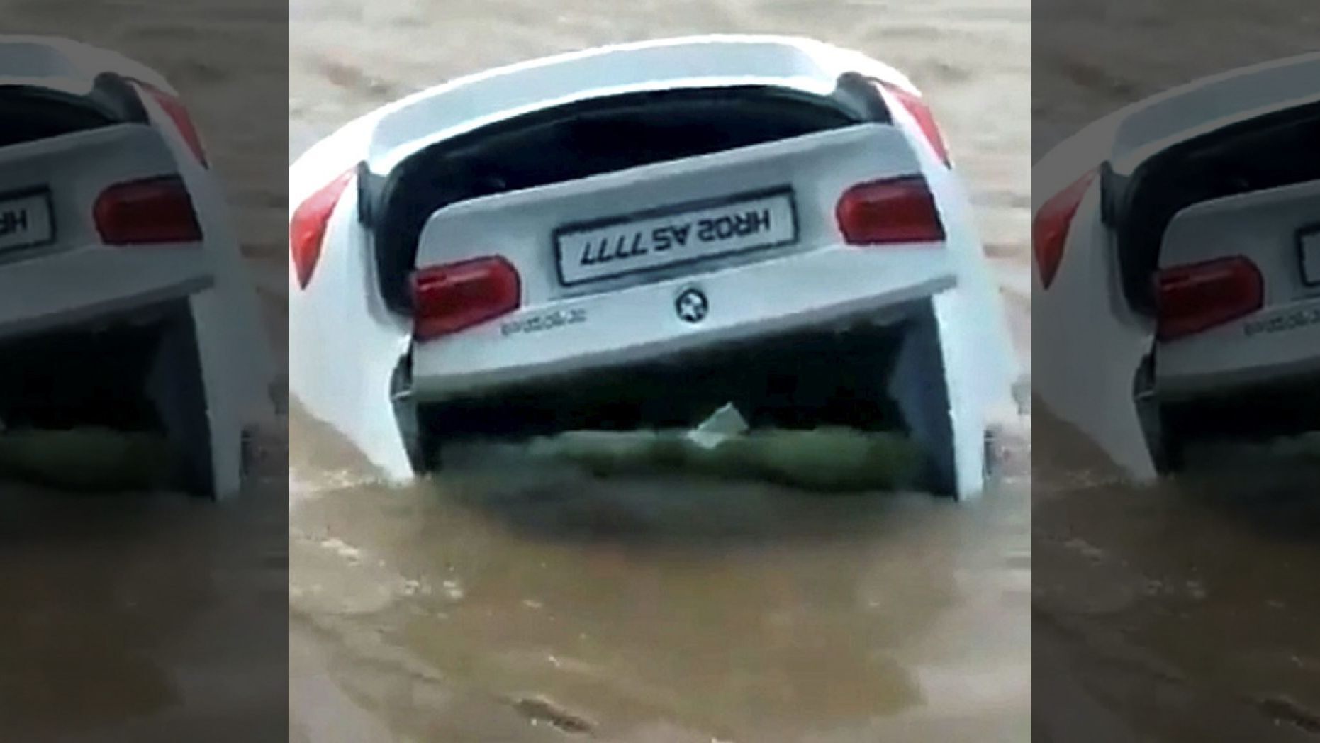 Manchild drives new BMW into river because parents didn’t get him a Jaguar instead