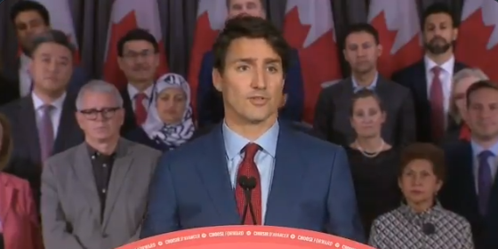 Trudeau: “We will ban military-style assault rifles”