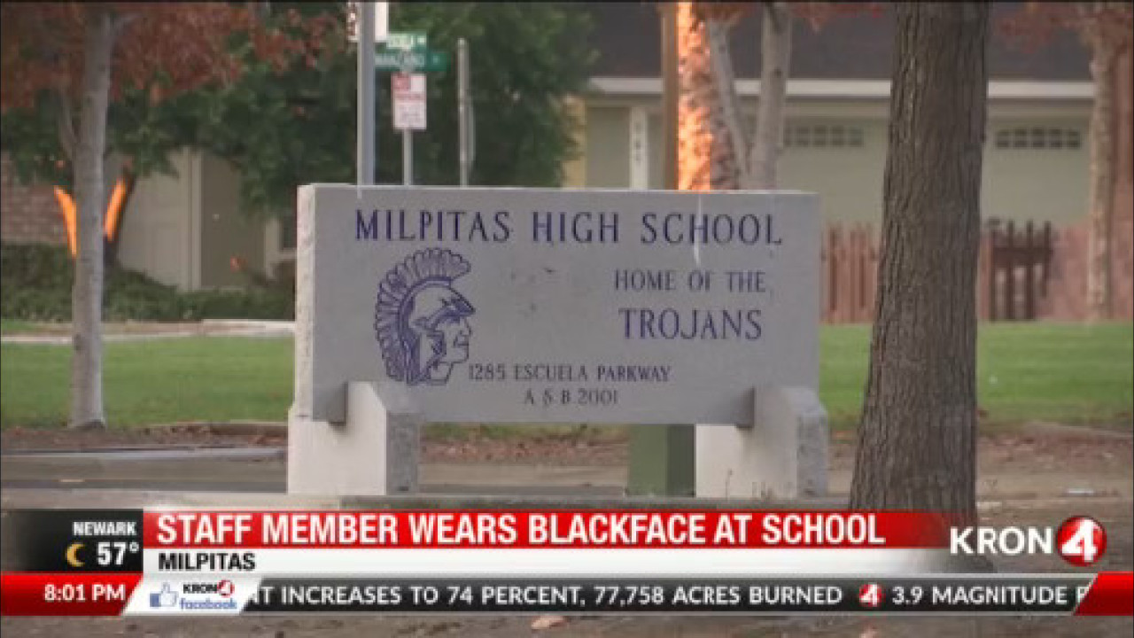 American teacher follows in Trudeau’s footsteps, does blackface