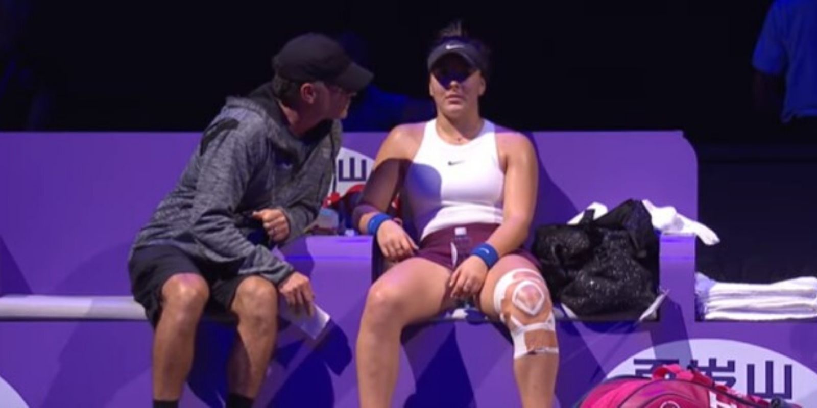 ‘I heard my knee crack’—Bianca Andreescu eliminated from WTA due to knee injury