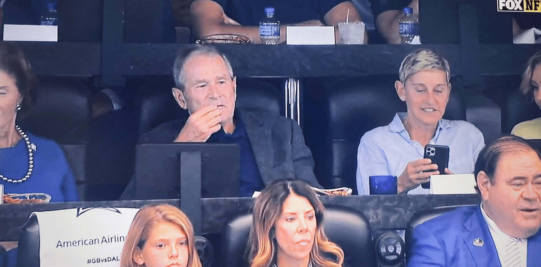 Ellen Degeneres and George W. Bush are friends. So what?