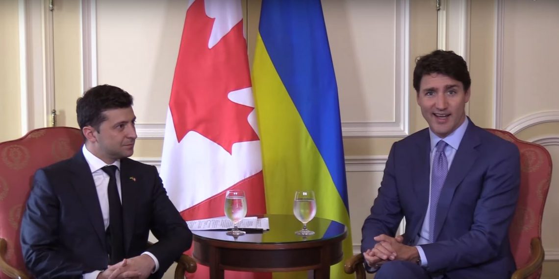 Comedian-President of Ukraine says Justin Trudeau inspired him to enter into politics