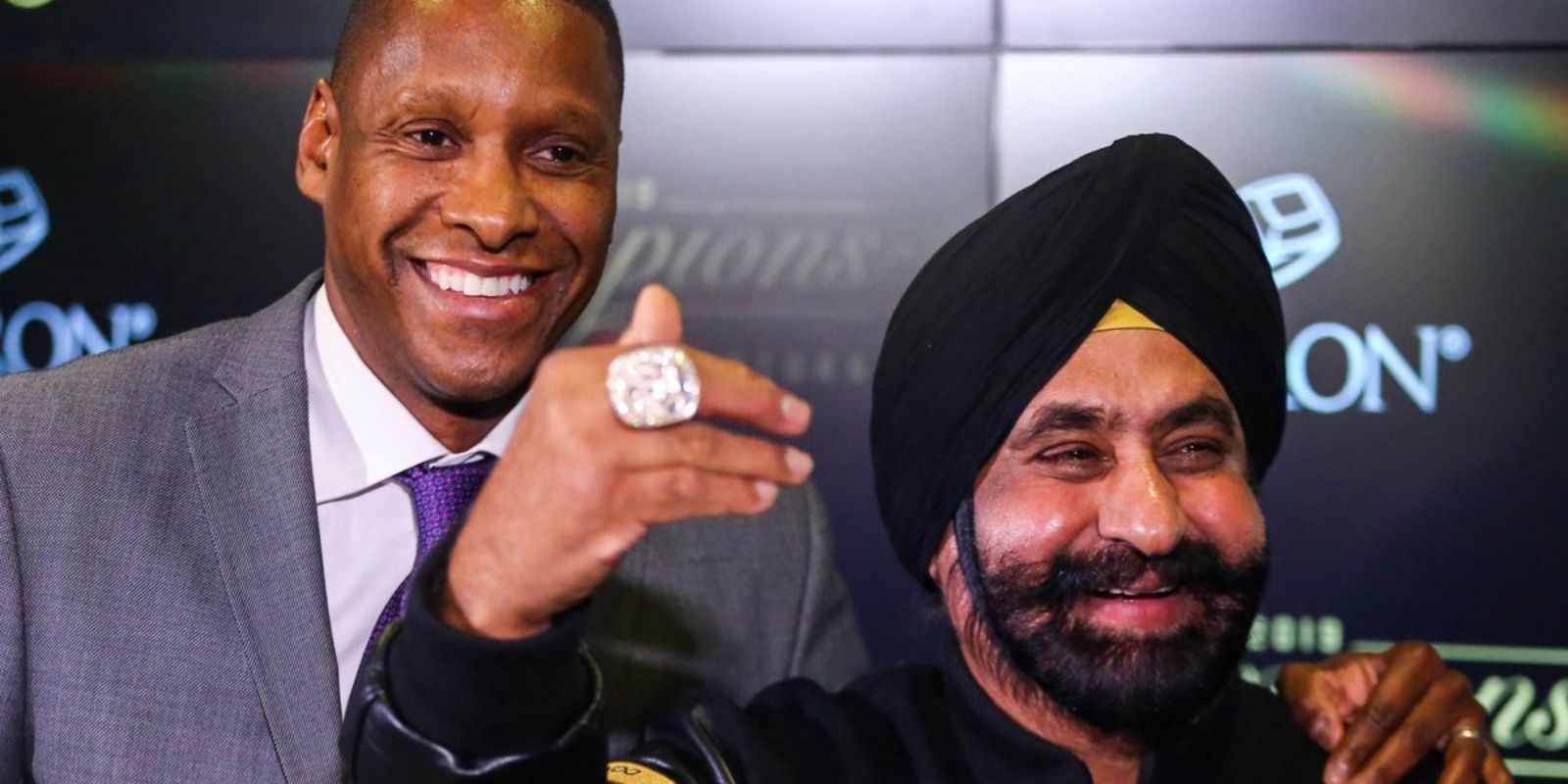 Raptors superfan awarded with personal championship ring