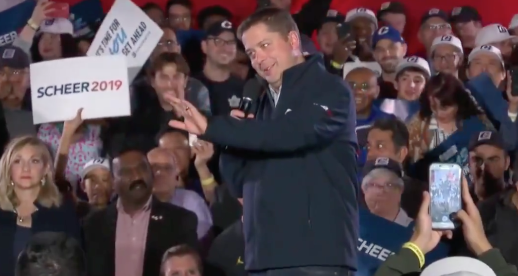 WATCH: Conservative supporters chant “lock him up” about Trudeau at Ontario rally