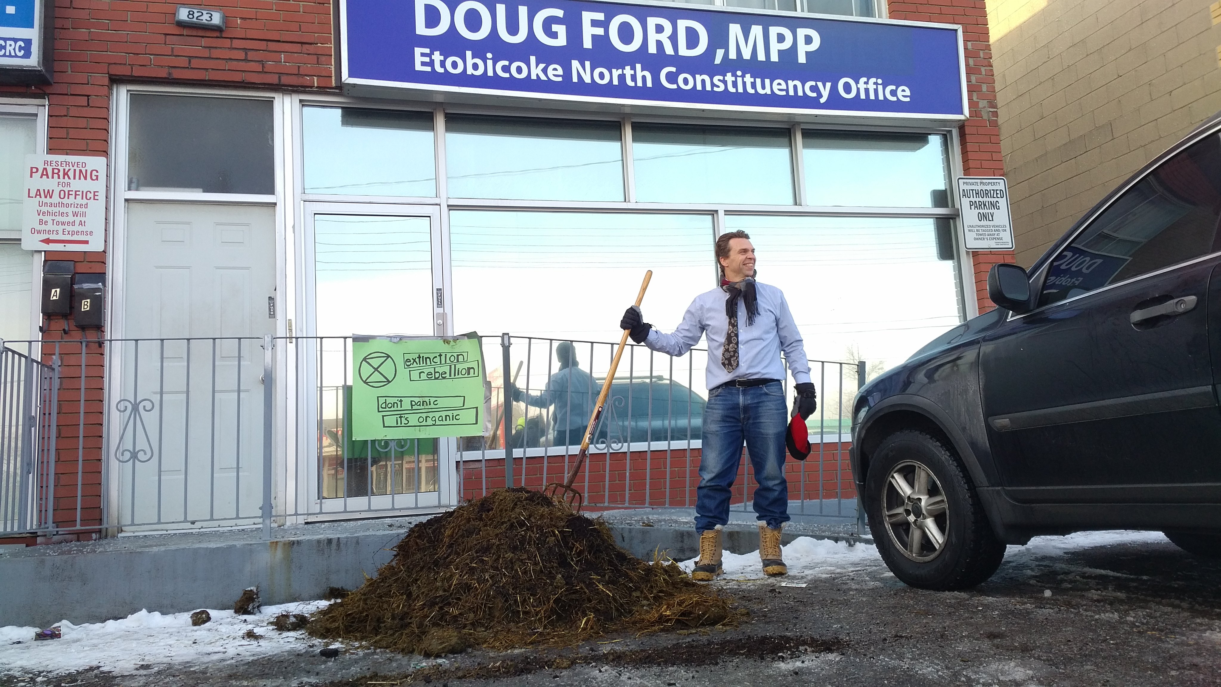 Two charged for dung-dumping incident at Ford’s Etobicoke office