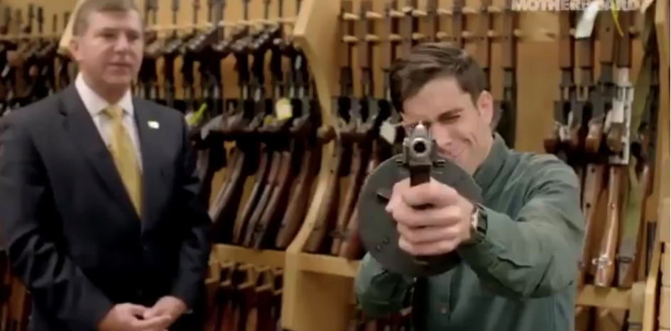 WATCH: Vice journalist breaks all four rules of gun safety in one second