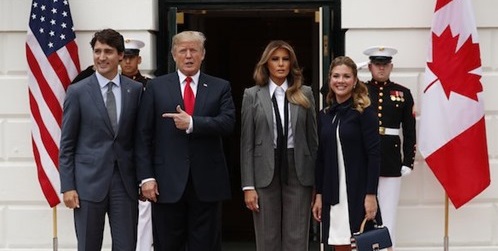 Trump shares Facebook post making fun of Trudeau and Canada’s massive job loss