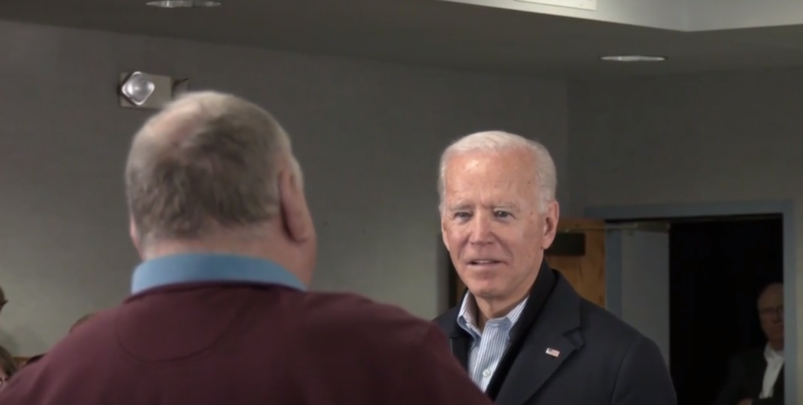 WATCH: Joe Biden calls retired farmer “fat” at town hall event