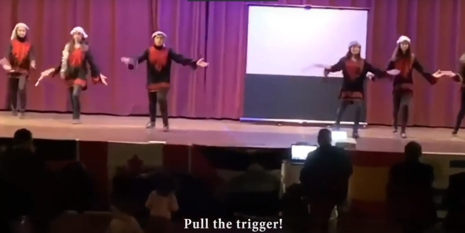 ‘PULL THE TRIGGER’: Children dance to song promoting violence at Mississauga ‘solidarity’ event