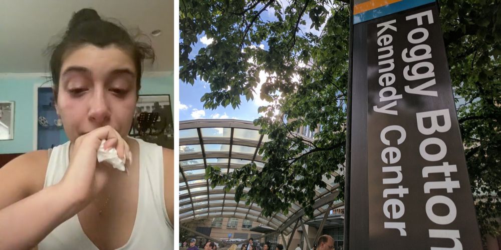 WATCH: Woman breaks down in tears over subway sexual harassment, lack of action by nearby men who told her to 'go away'