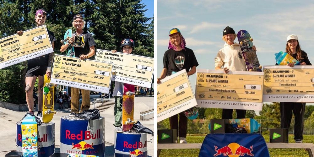 Biological males beat out females for second place finishes, prize money at Canadian skateboarding competition