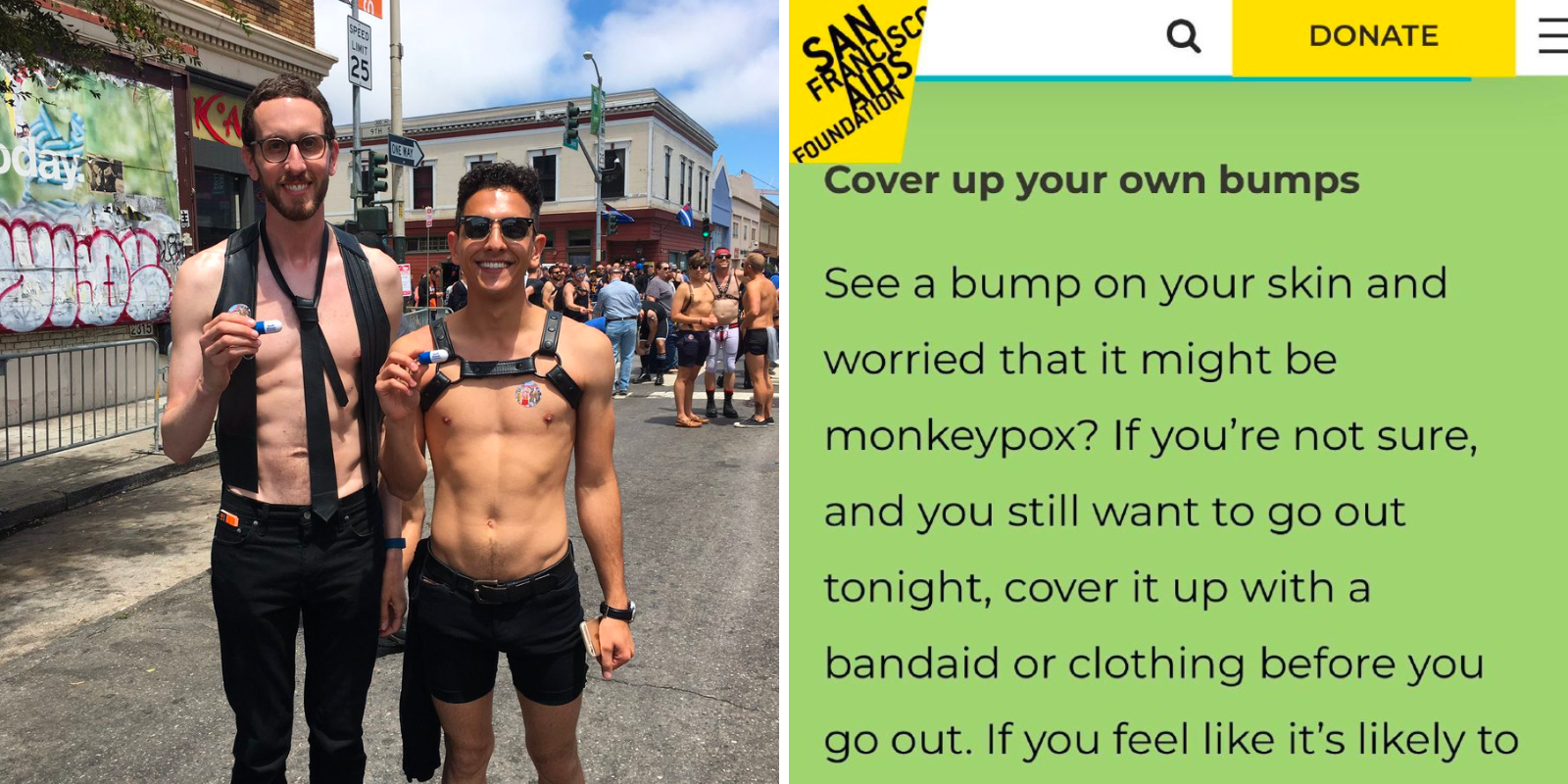 Senator Wiener shares gay fetish festival monkeypox protection tips, includes covering up potential poxes