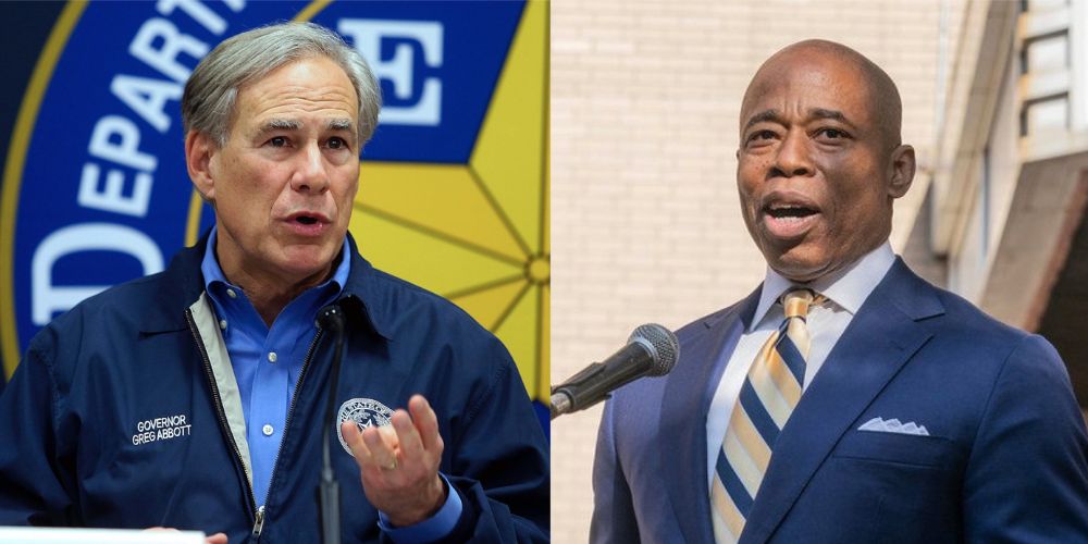Texas governor says illegal immigrants consent to being bussed to New York after Eric Adams claims they are 'forced' to go