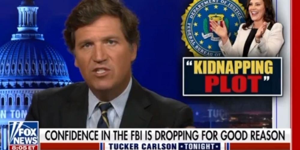 'They made the whole thing up': Tucker Carlson on the FBI and the Gretchen Whitmer kidnapping plot