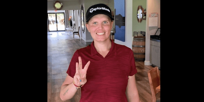 Biological male earns spot on women's pro golf tour after transitioning LAST YEAR