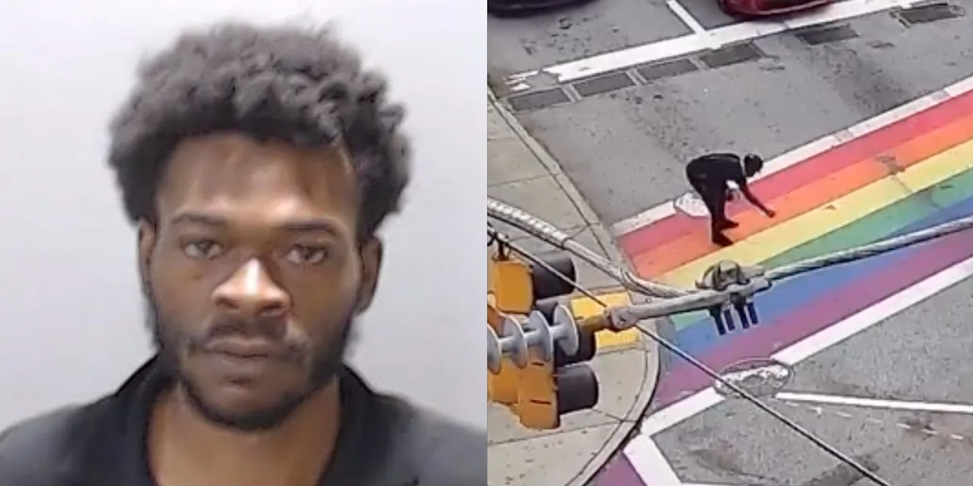 Atlanta police identify man accused of defacing rainbow crosswalks with swastikas