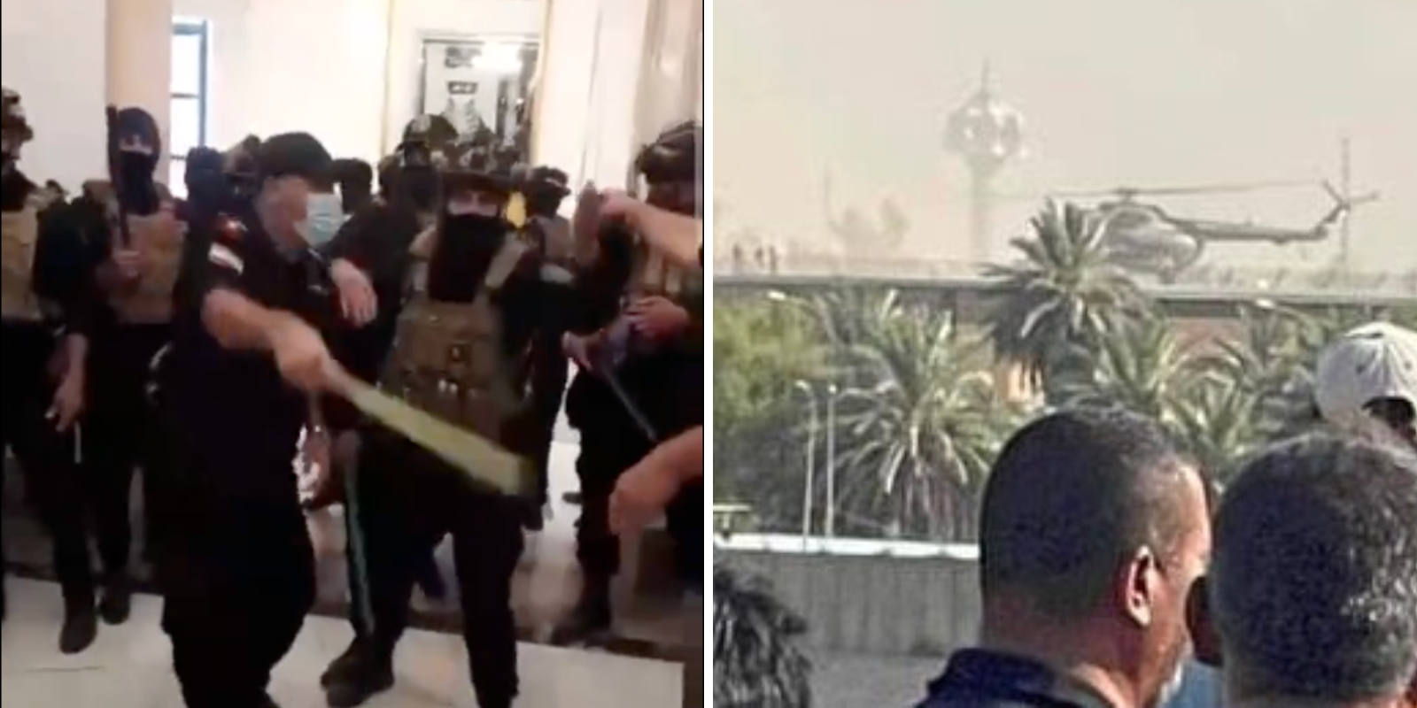 BREAKING: Rioters storm Presidential Palace in Baghdad, US Embassy threatened