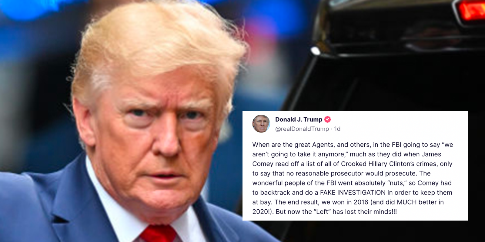 Trump calls on FBI whistleblowers to step forward