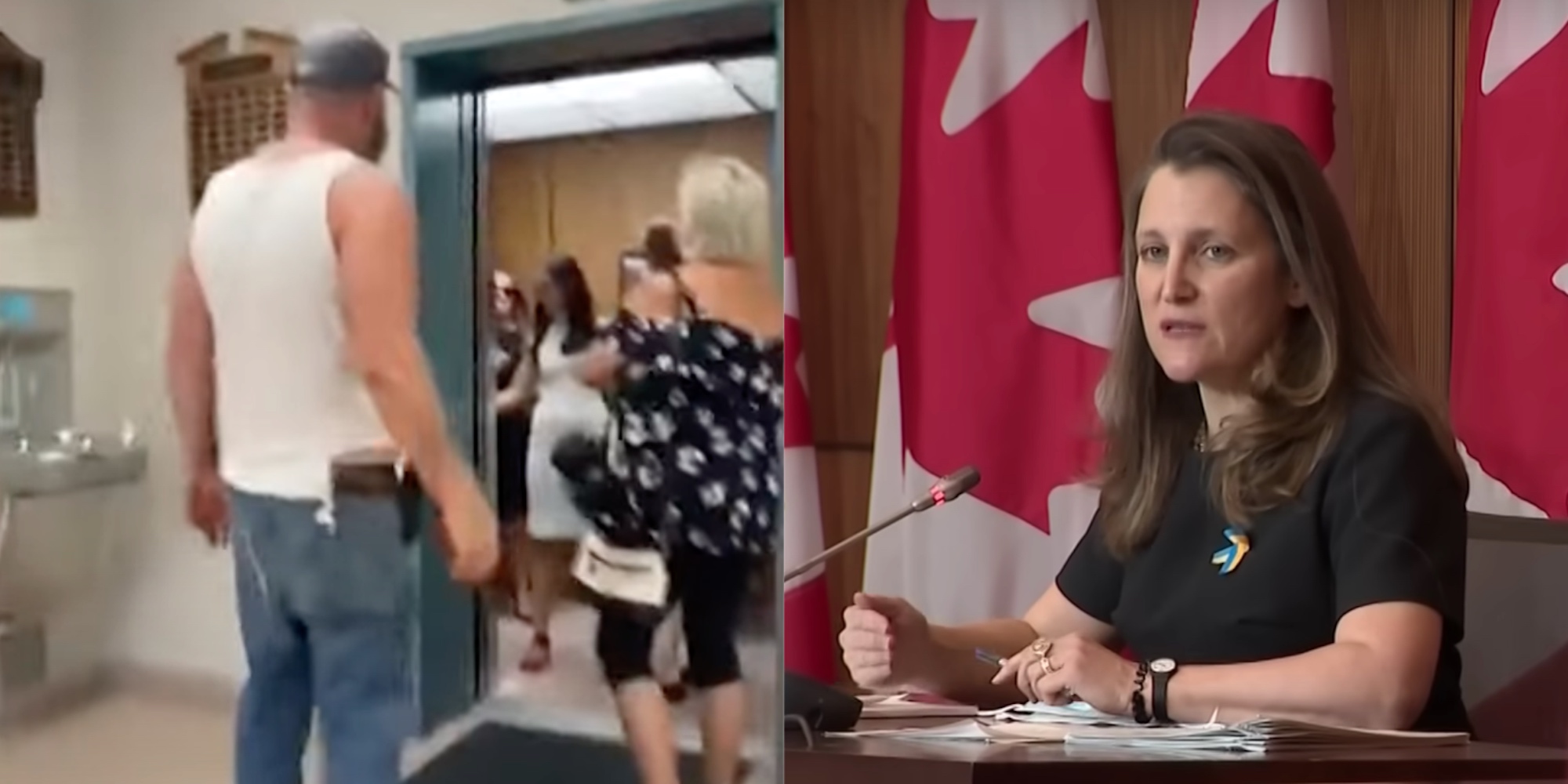 RCMP launches investigation into man who called Chrystia Freeland a 'traitor'