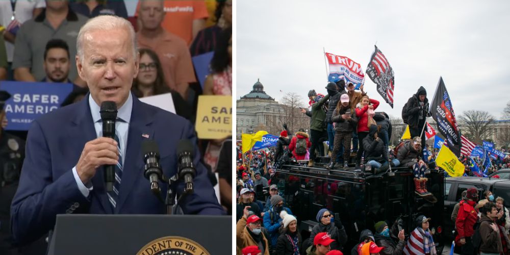 WATCH: Biden accuses Trump supporters of 'killing several police officers' on January 6