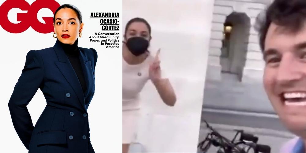 GQ celebrates AOC as a hero for being a victim