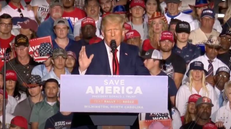 TRUMP: 'Vote Republican' to stop the 'decline and fall of America'