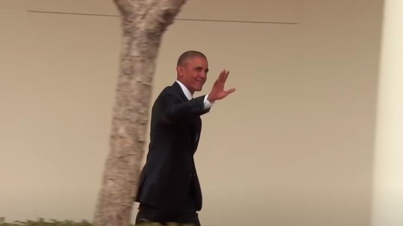 Barack Obama's Secret Service detail parks in handicapped spot for TWO HOURS while he enjoys upscale LA dinner