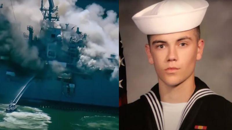 Sailor found not guilty of setting $1.2 billion boat on fire, report says it was due to poor training