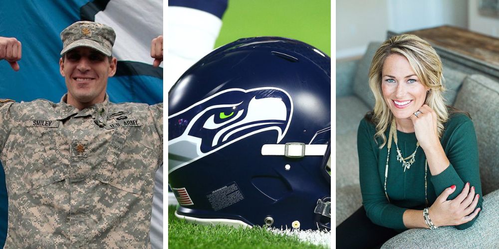 Seahawks threaten GOP Senate candidate with lawsuit after her vet husband wears jersey in ad—they once honored his service