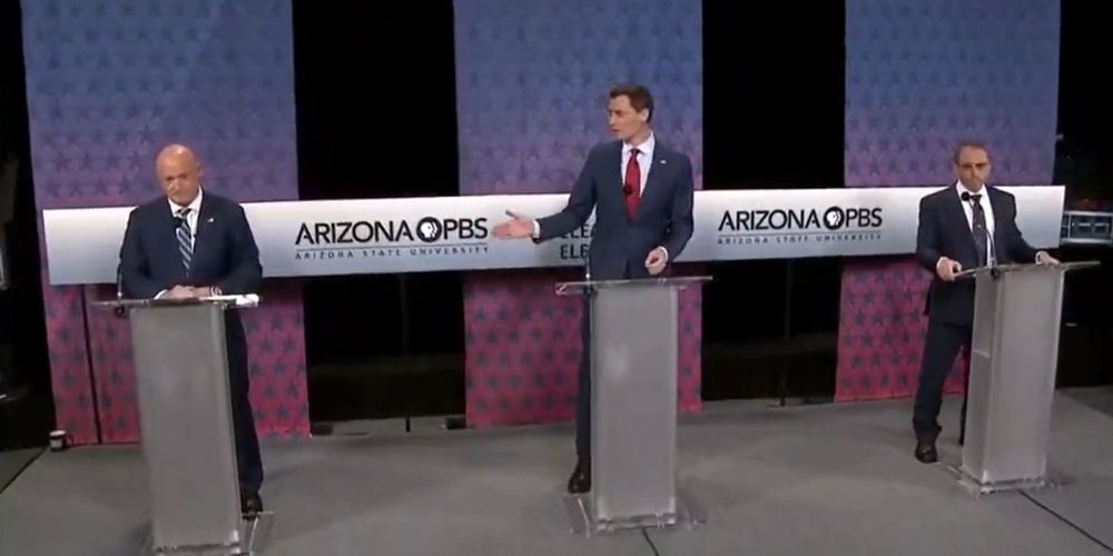 Blake Masters slams Democrat incumbent on border, economy during Arizona Senate debate