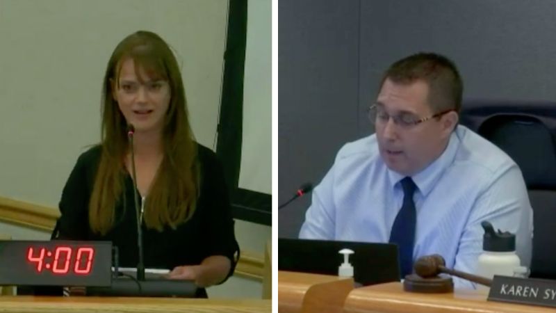 Mother speaks out at California school board meeting after boy allegedly masturbated in class