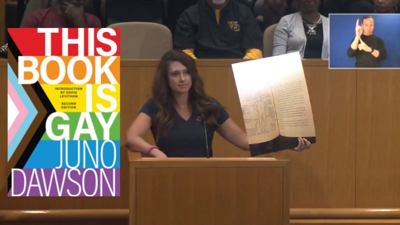 Mom reads pornographic content available to 7th graders to North Carolina school board