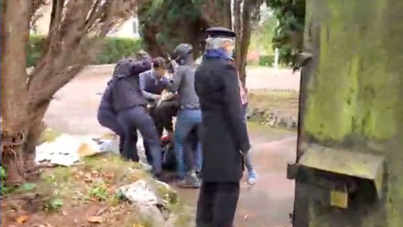 Pro-Democracy protestor dragged from UK street into Chinese consulate and beaten