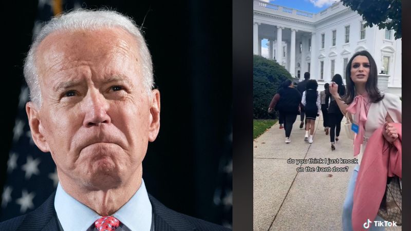 WATCH: Notorious trans 'bimbo' invited to White House to interview Biden