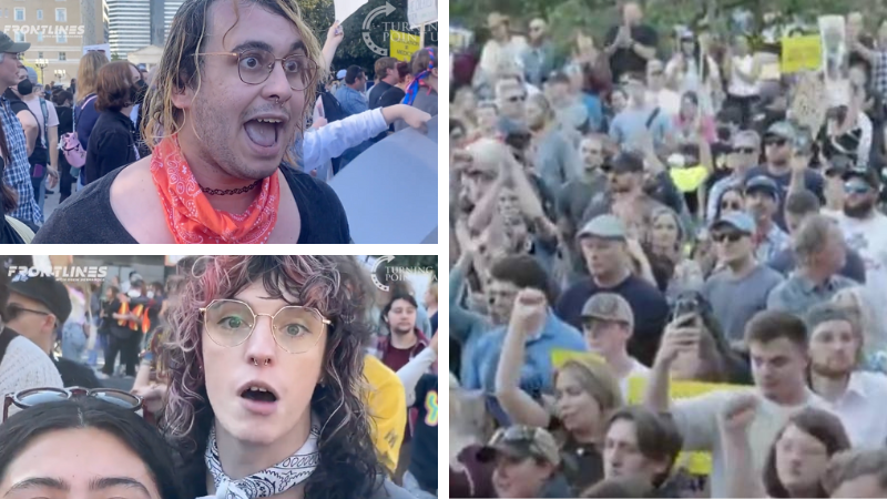 BREAKING: Huge Nashville crowd rallies to end childhood mutilation, far-left counter-protesters MELT DOWN