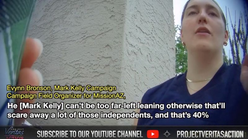 BREAKING: Project Veritas BUSTS Mark Kelly staffer LYING about policy for votes in AZ