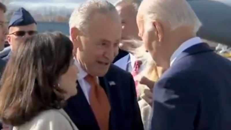 BREAKING: Schumer to Biden on hot mic: PA Senate debate 'didn't hurt us too much'
